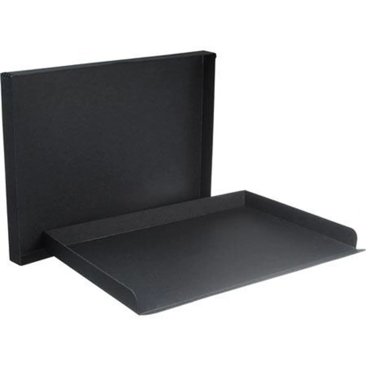 Archival Methods Archival Methods Drop Front Box 1.5" 14.5" x 18.75" Black Educational Supply — product photo