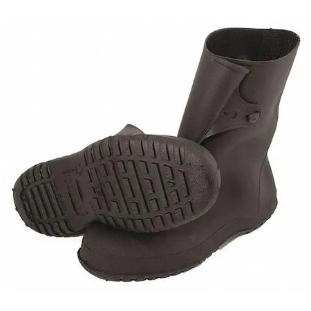 TINGLEY RUBBER CORP. TINGLEY RUBBER CORP. 35121 Overboots, Plain Toe, PVC, 10 in, Snap Tab, Size XL (Fits 11-13) — product photo