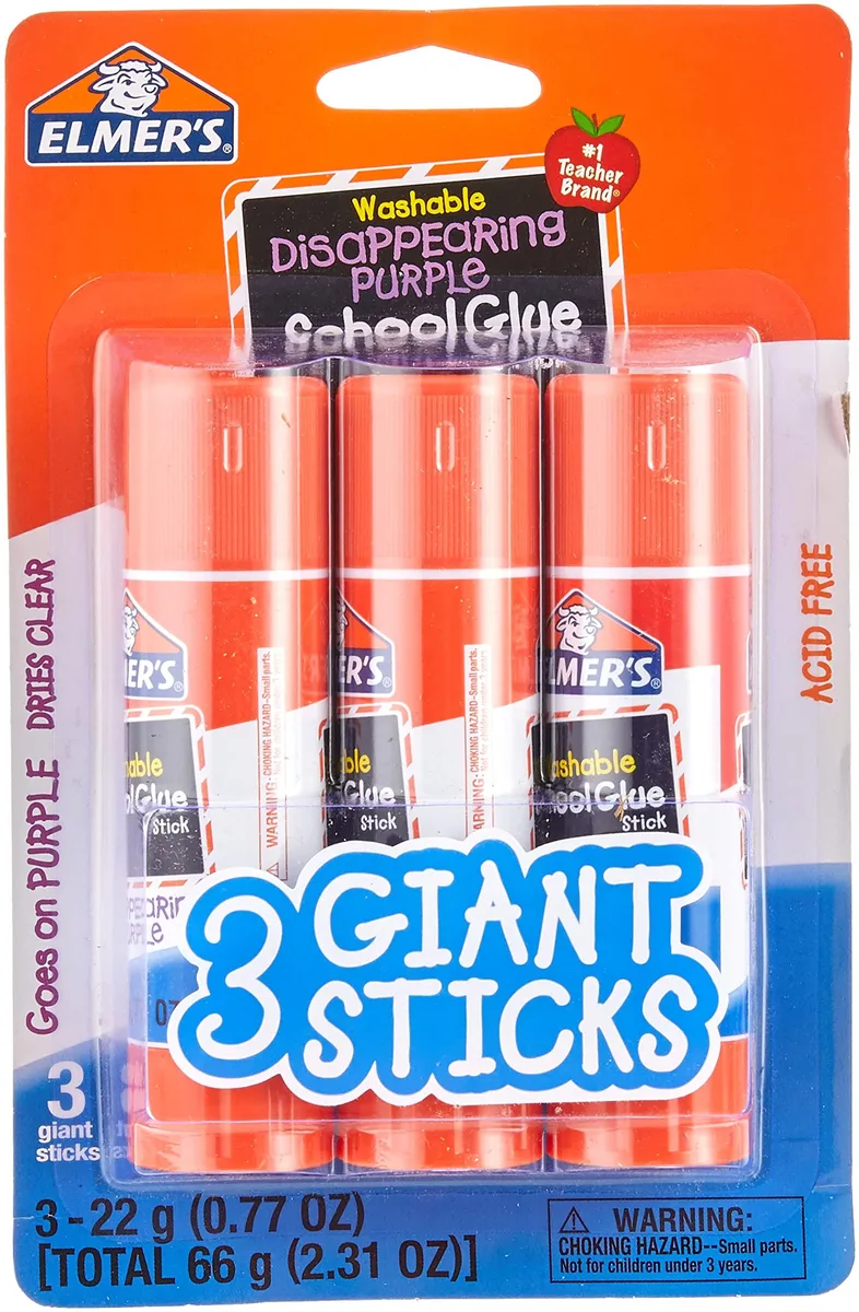  Elmer's E562 Disappearing Purple Glue Sticks 30 Pack 22g — product photo