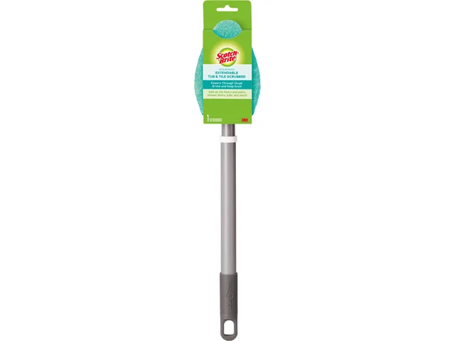 3M 3M 549X4CT Bath Scrubber Blue 4 Pack 24" Handle — product photo