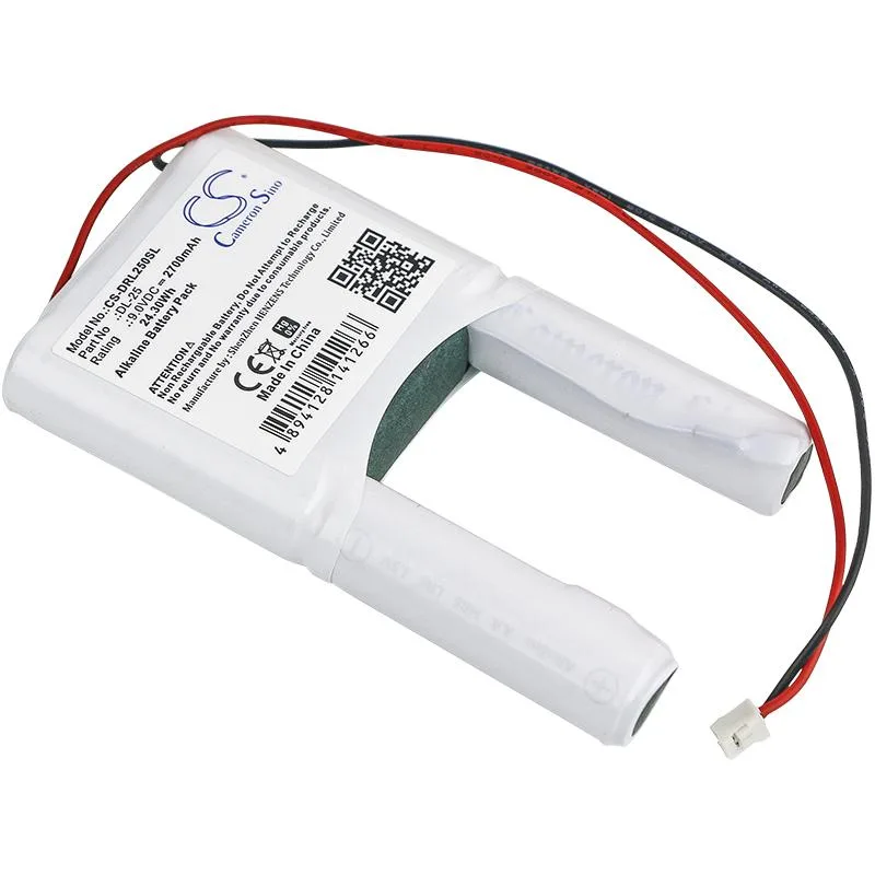Cameron &amp; Co Cameron &amp; Co DS-CS-DRL250SL 9.0V 2.7Ah Alkaline Battery White — product photo