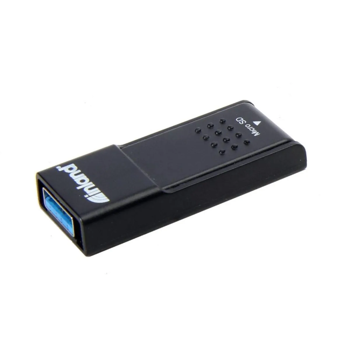 INLAND INLAND Telescopic USB 3.0 SD Card Reader Black — product photo