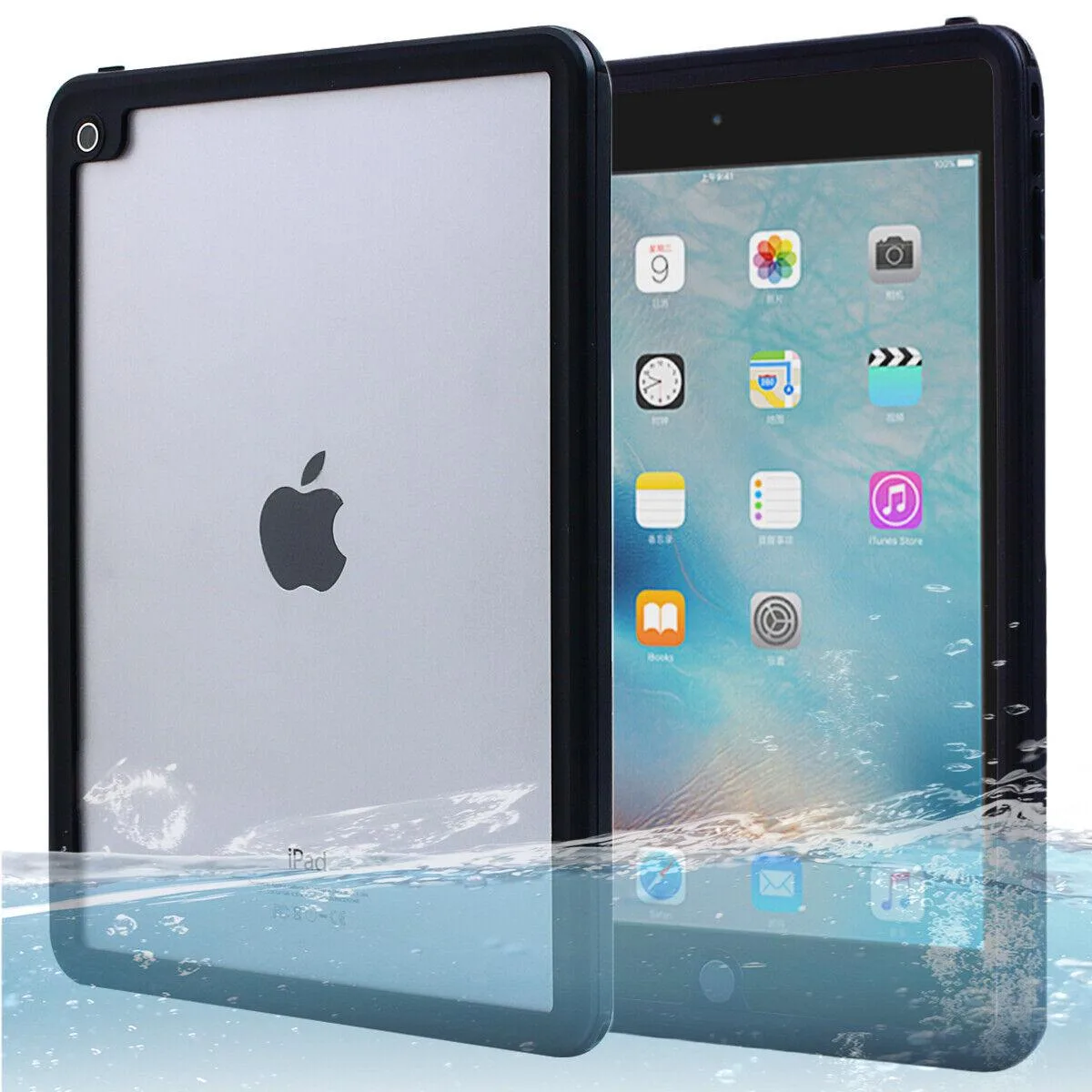 Werleo Werleo IP68 Waterproof Case for iPad Pro 9.7 / Air 2 Black — product photo