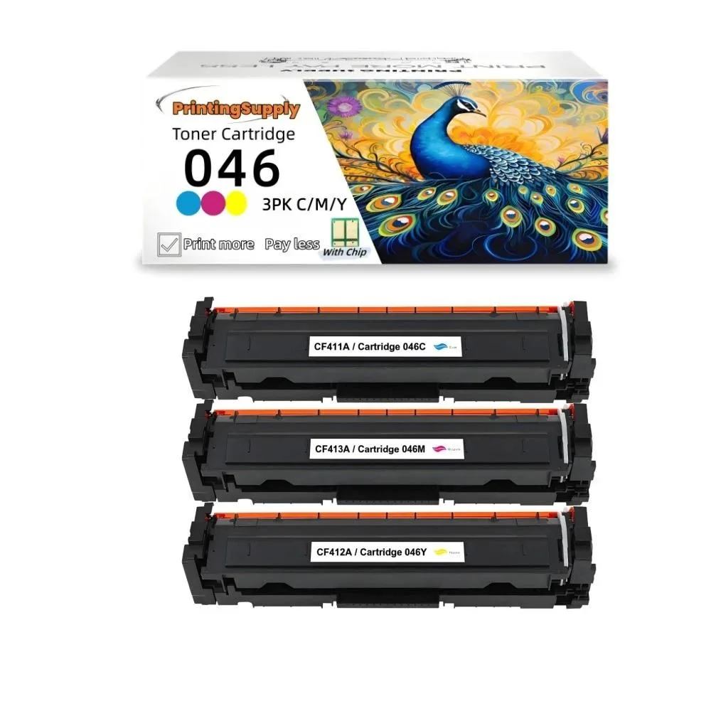 Aster Graphics Inc Aster Graphics Inc CRG 046 CMY toner cartridge 3 pack 2300 pages — product photo