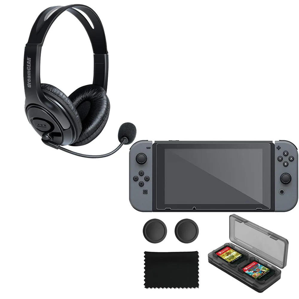dreamGEAR dreamGEAR X-Talk One Wired Headset 3.5mm 6617 with Switch Starter Kit — product photo