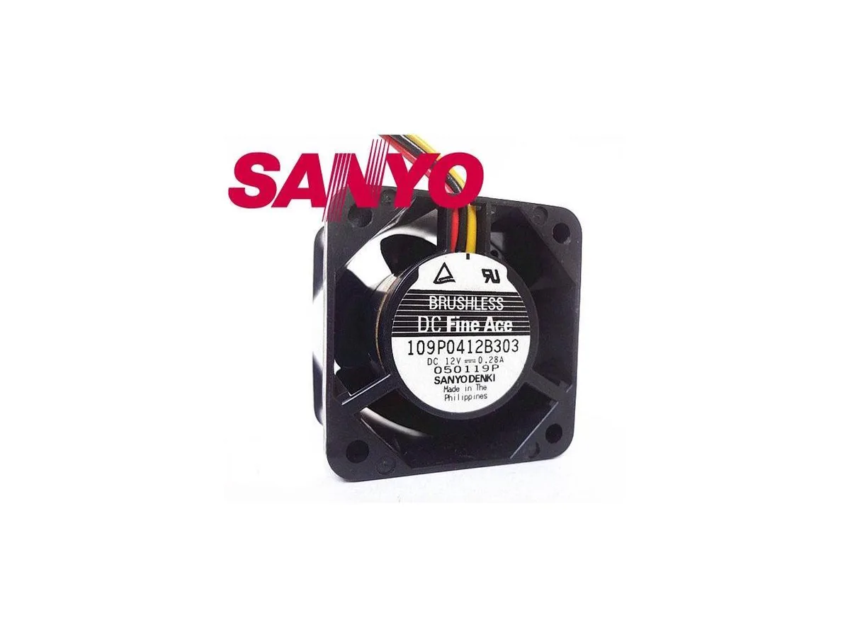Fans Fans 109P0412B303 4028 40mm 12V .28A ball bearing case fan — product photo