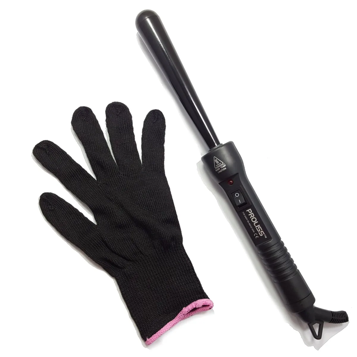 Proliss Proliss The Twister 13-25mm Tourmaline Ceramic Curling Wand Black — product photo
