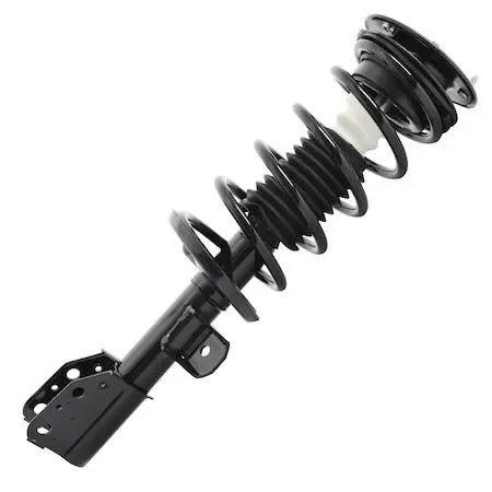 Front left complete strut assembly with coil spring and top mount