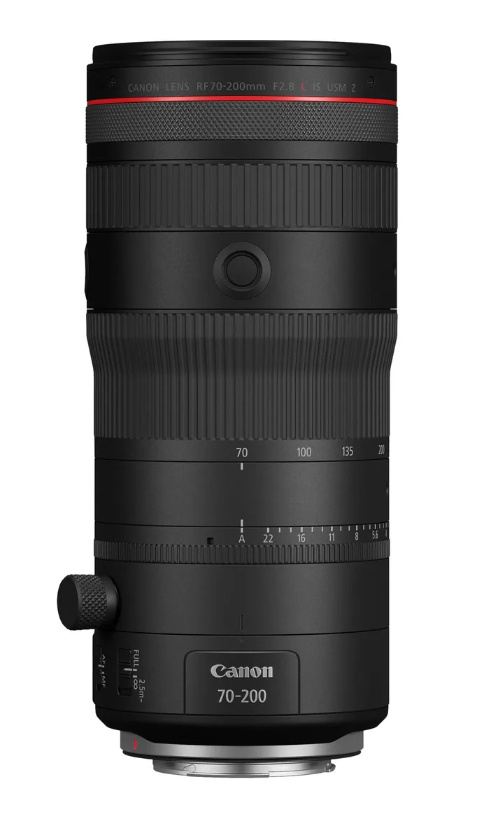 Canon Canon RF 70-200mm f/2.8 L IS USM Z Black camera lens — product photo