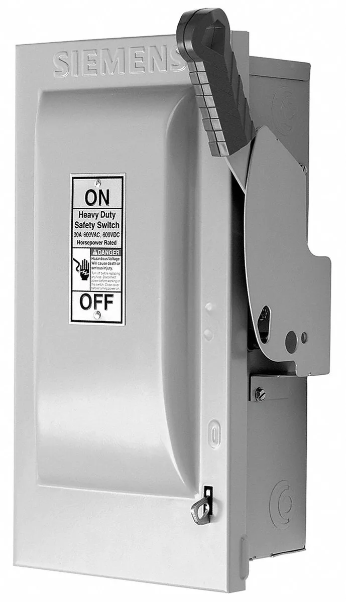 SIEMENS SIEMENS Safety Disconnect Switch HF361N 30A 3PST NEMA 1 — product photo