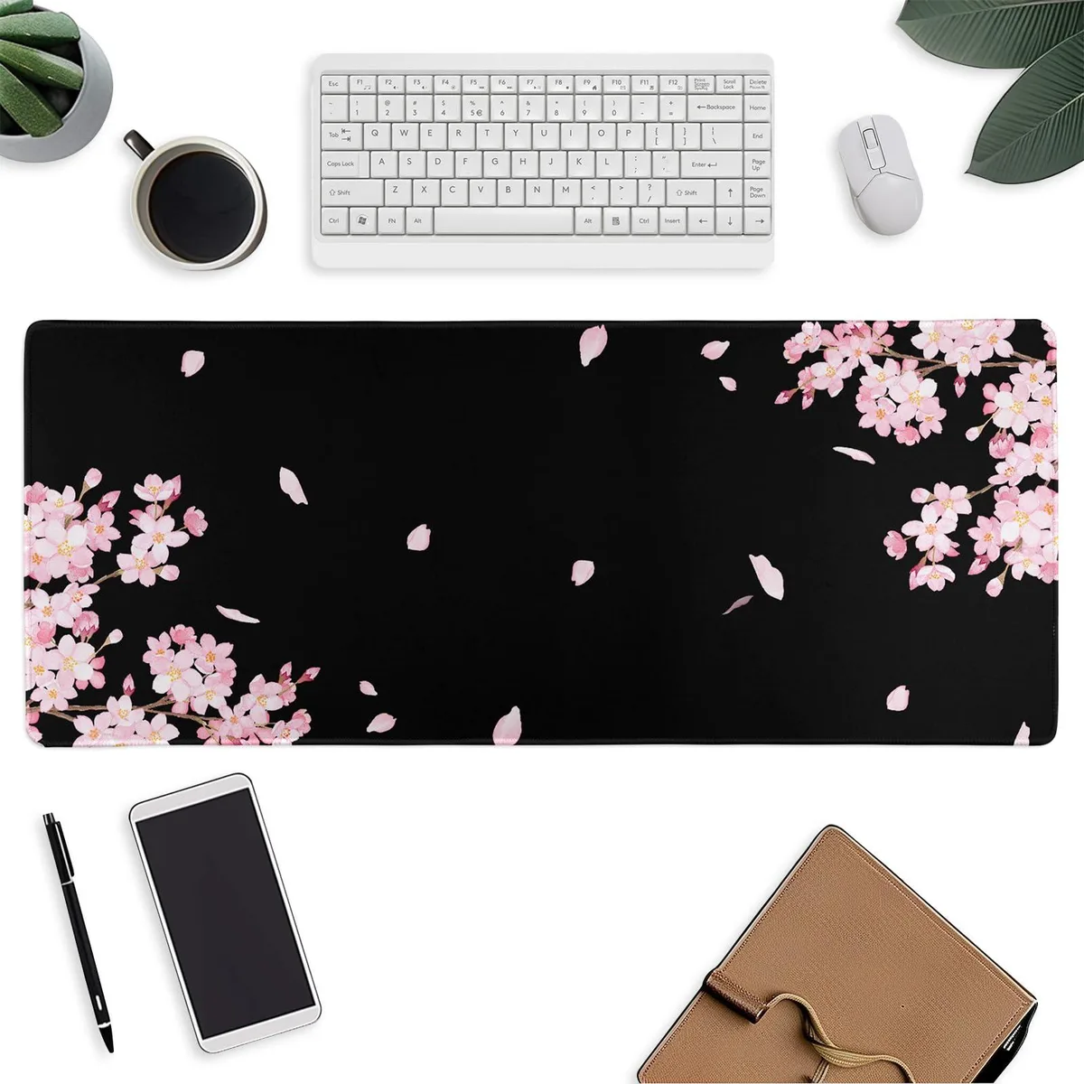  Keychron MP123 Cherry Blossom Mouse Pad 31.5 x 11.8 Inch — product photo