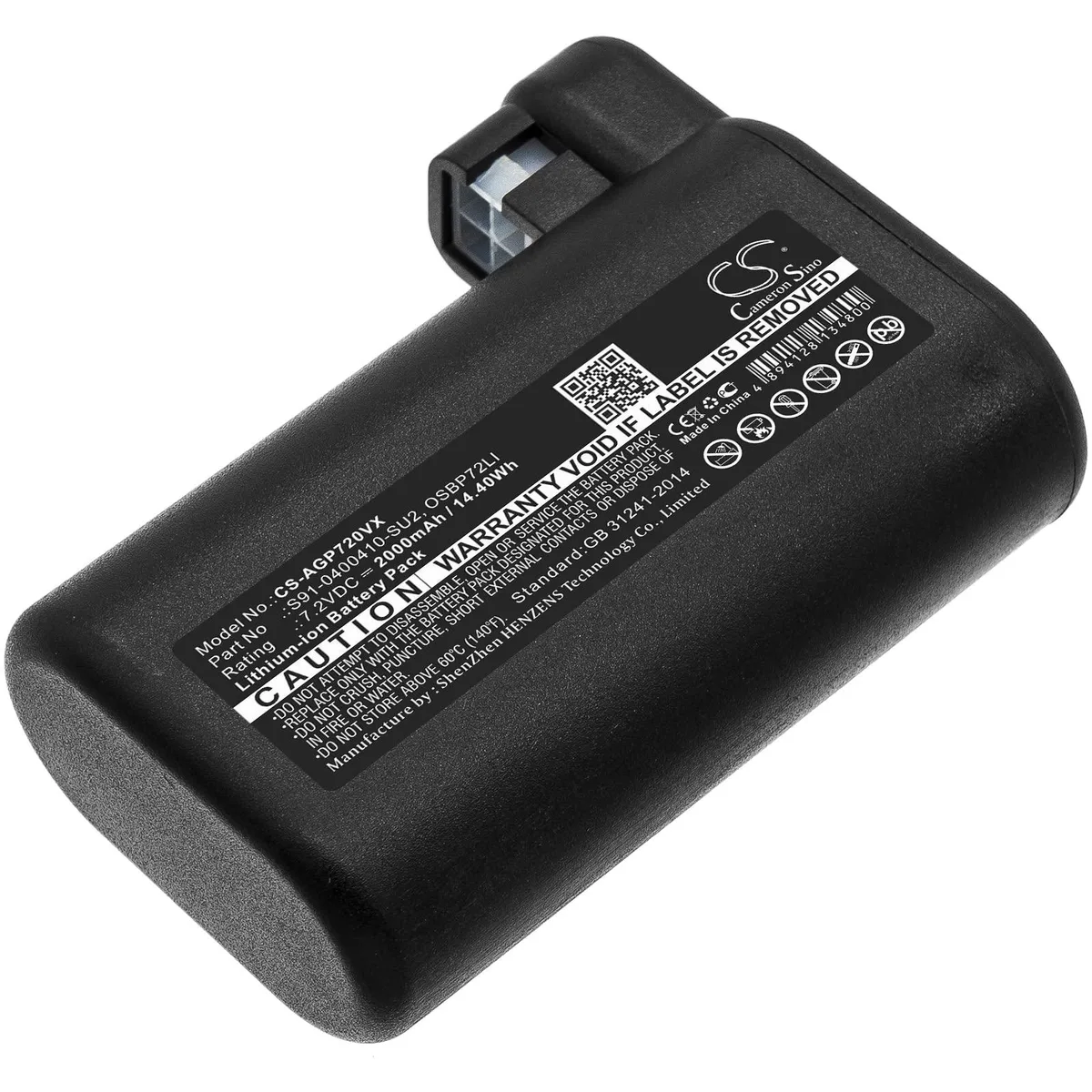  Cameron Sino 2000mAh 7.2V Li-ion Battery OSBP72LI — product photo