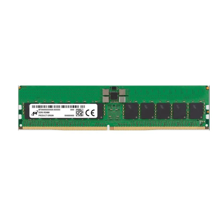 Crucial Crucial MTC40F2046S1RC56BD2R 64GB DDR5 RDIMM 2Rx4 5600 CL46 server RAM — product photo