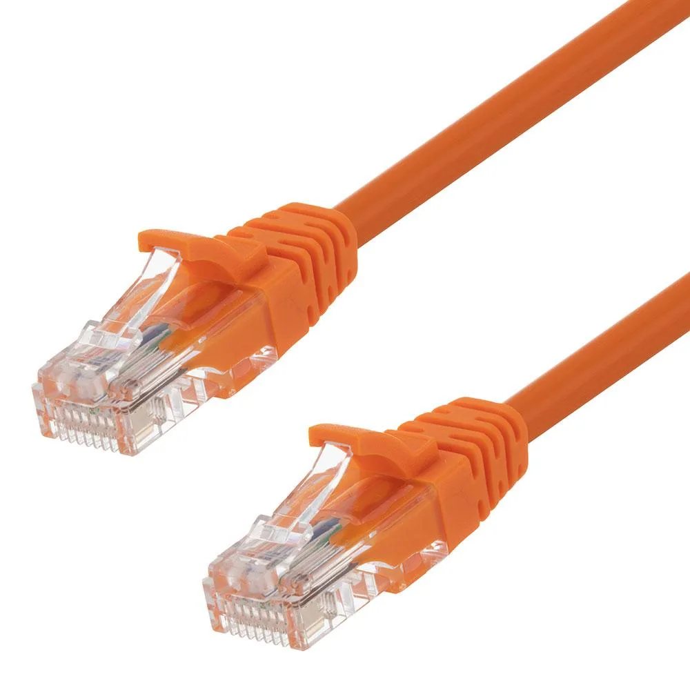NavePoint NavePoint CAT5E UTP 24AWG 1ft 10-pack Orange network ethernet cable — product photo
