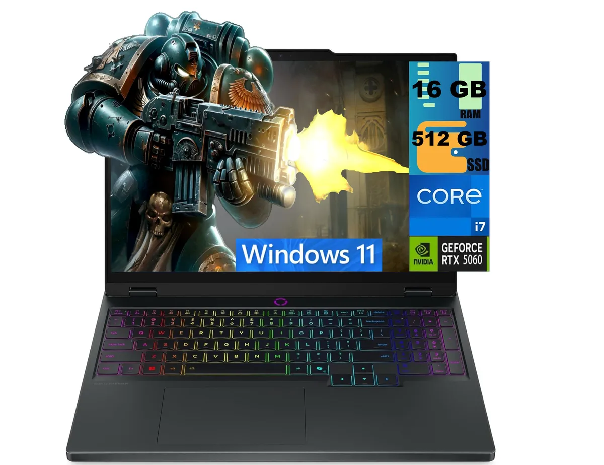 Lenovo Lenovo Legion 5 15 gaming laptop 15.1 WQXGA 165Hz i7-14700HX RTX 5060 16GB 512GB Black — product photo