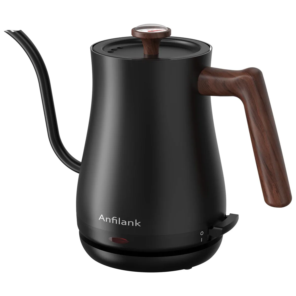  Anfilank Gooseneck Electric Kettle 0.8L 1200W Matte Black — product photo