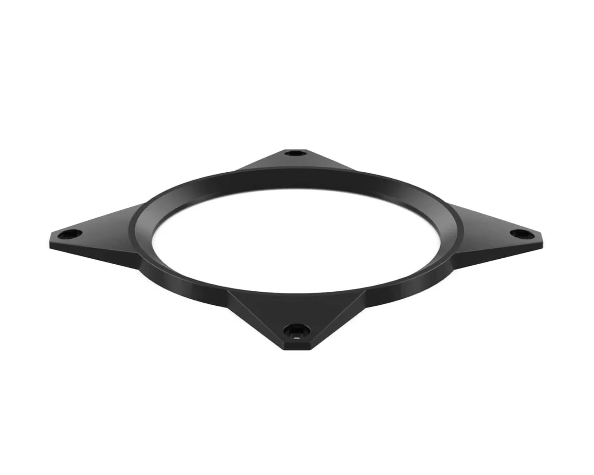 PrimoChill PrimoChill 120mm Aluminum Fan Cover SX Satin Black diy cooling — product photo