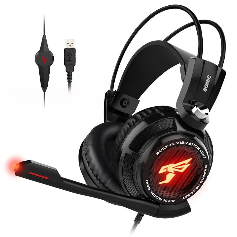 Gemdeck Gemdeck Black Gaming Headset Wired 7.1 40 mm 3.5 mm — product photo