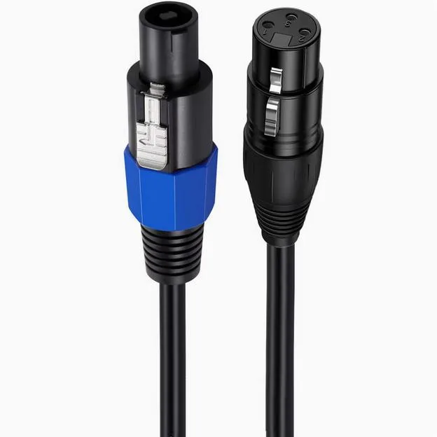 Enfain Enfain XLR female to Speakon male speaker wire 5m — product photo