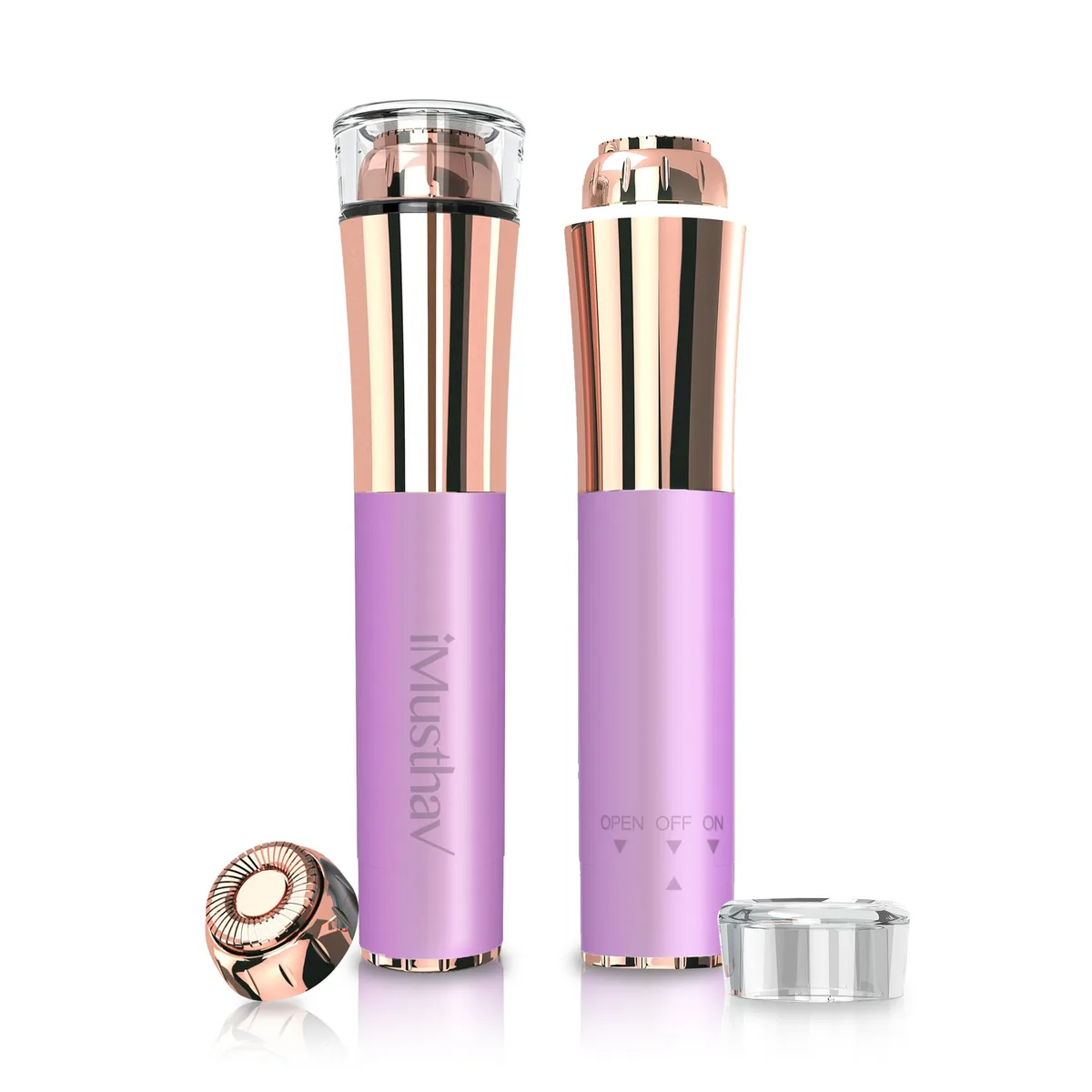 iMusthav iMusthav MV100-A2 Shavers For Women 18K Gold 360 LED 45min AAA 94mm Pink — product photo