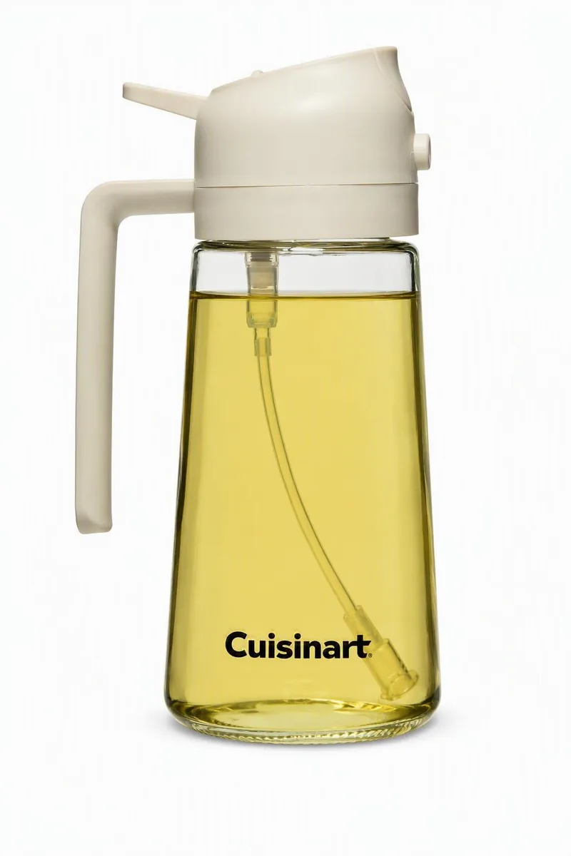  2in1 Oil Sprayer &amp; Pourer Refillable Oil Mister 470ml 16oz — product photo