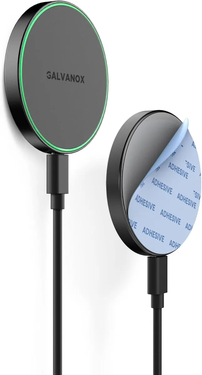 Luisport Luisport Magnetic Wireless Charger 15W Adhesive Mount Removable USB-C — product photo