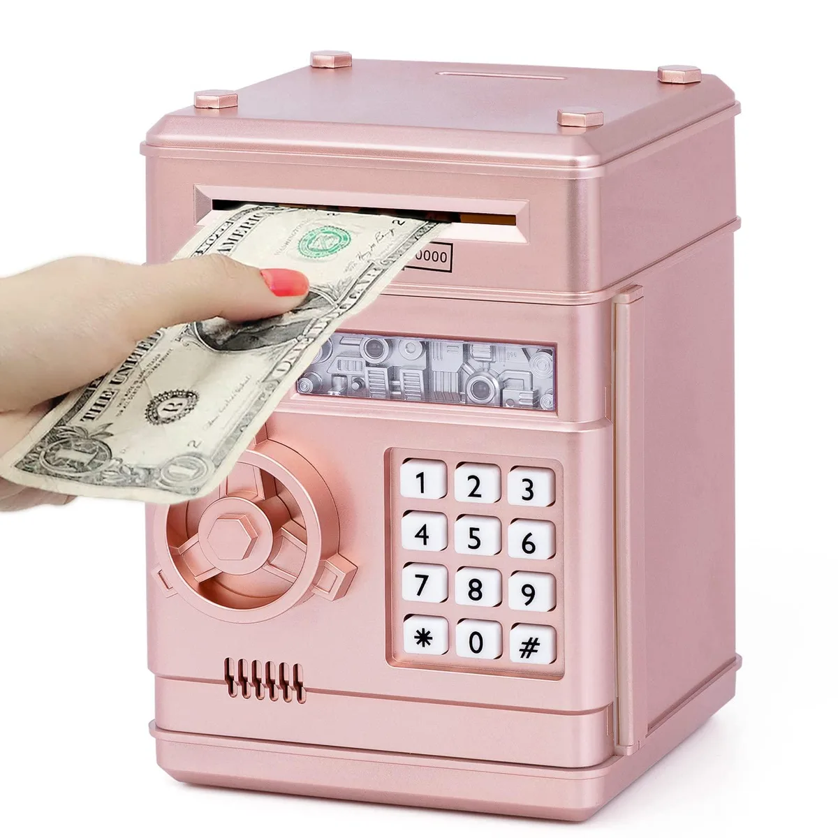 Electronic Piggy Bank ATM Rose Gold — product photo