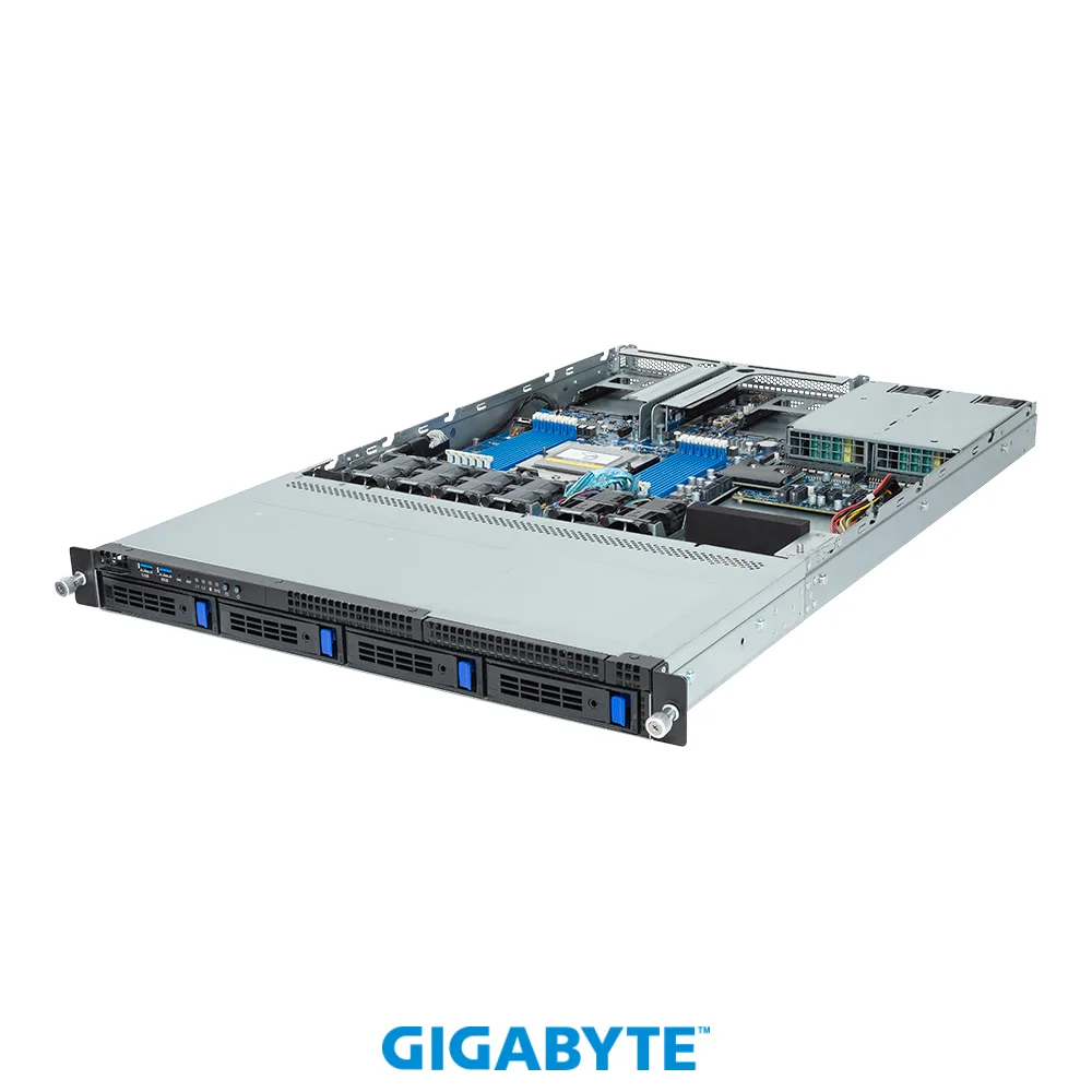 GIGABYTE GIGABYTE R163-Z30-AAB2 barebone server EPYC 9004 1U 4-bay — product photo