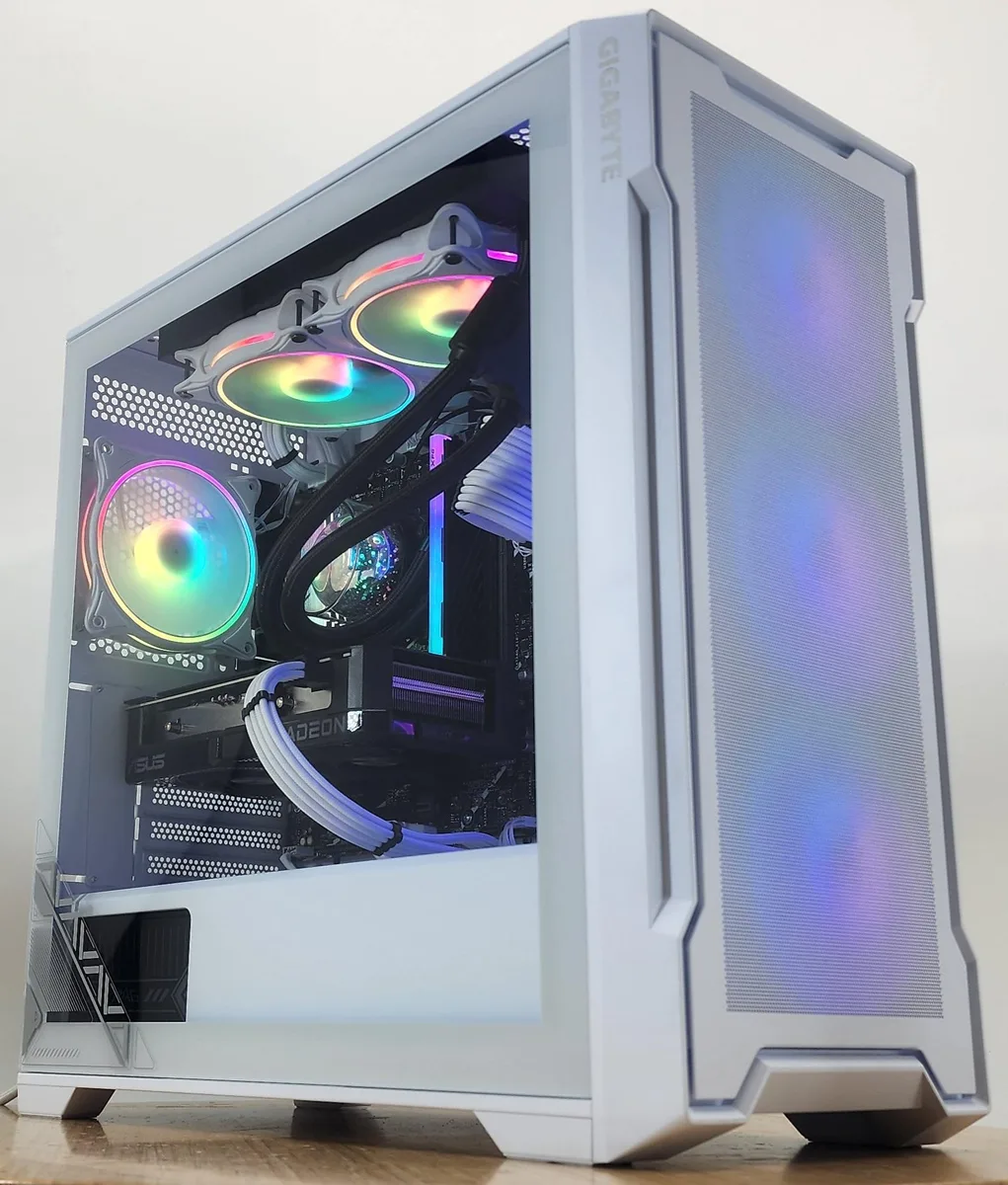 Custom Custom Gaming PC i5-14400F 16GB DDR5 1TB NVME RX 7600 XT 240mm AIO — product photo