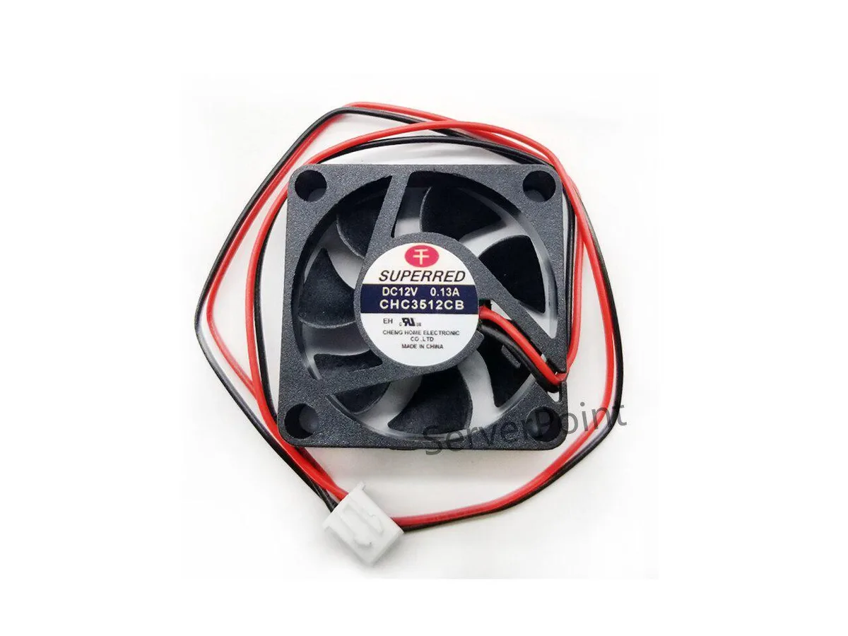Fans Fans CHC3512CB 12V .13A 35x35x10mm 2-Wire case fan — product photo
