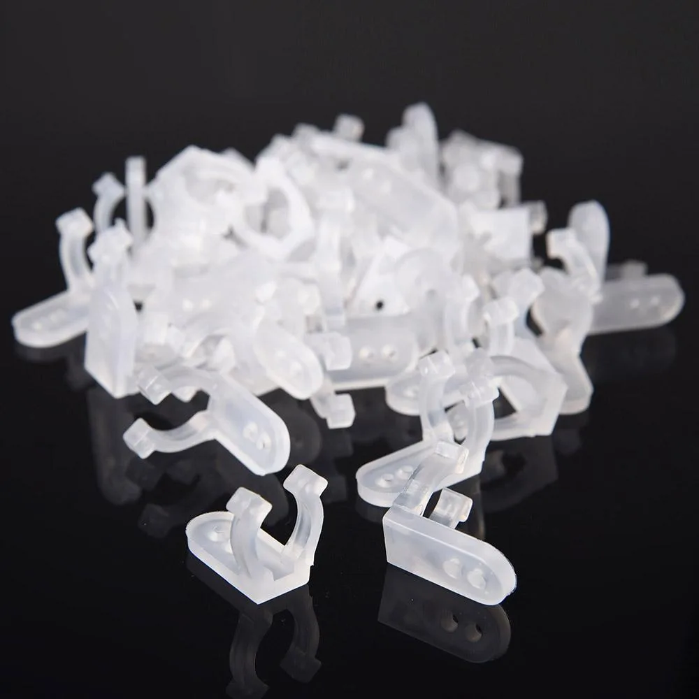 Yescom USA, Inc. Yescom USA, Inc. 11DEL001-RMNT 50pcs 13mm PVC rope light holders landscape lighting — product photo