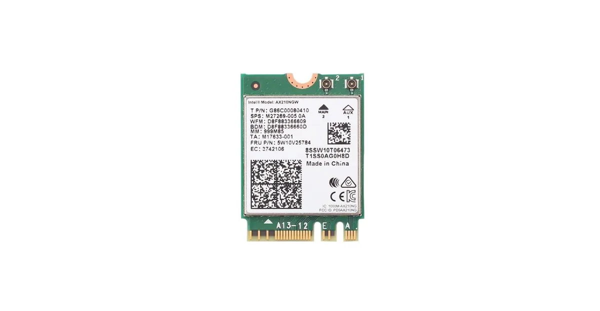 Aomoproing Aomoproing AX210NGW Wi-Fi 6E Bluetooth 5.2 M.2 2230 Wi-Fi adapter — product photo