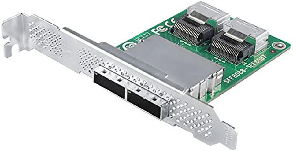 LSI LSI Dual Port SAS Adapter Card 2x SFF-8087 to 2x SFF-8088 6Gb/s Full-Height Low-Profile — product photo