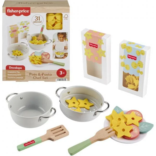 Fisher-Price Fisher-Price JFG14 31-piece Pots & Pasta Chef Set — product photo