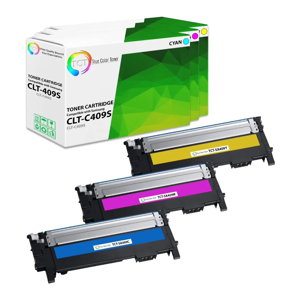 True Color Toner True Color Toner CLT-409S 3-colour toner cartridge 3-pack 1000 pages — product photo