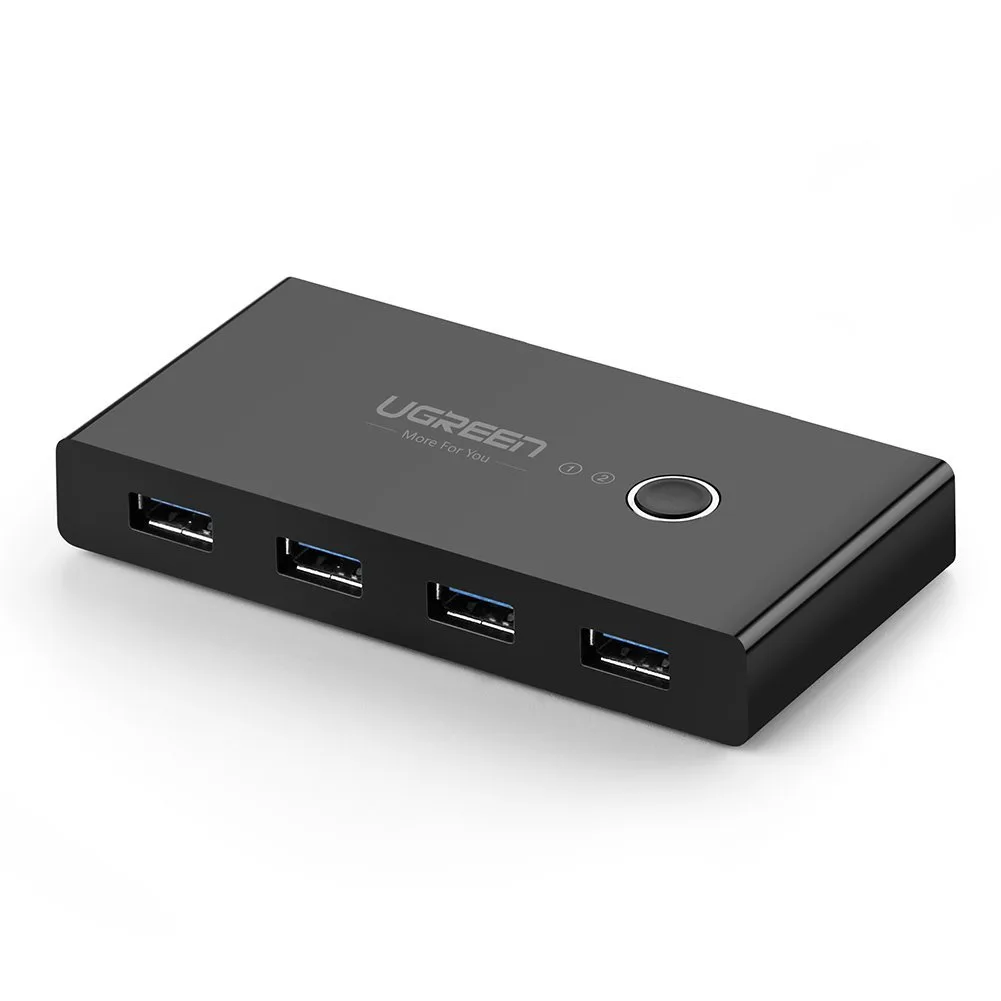 Transway's Marketplace Transway's Marketplace USB 3.0 Sharing Switch 4 Port 2 Computers KVM Switch — product photo