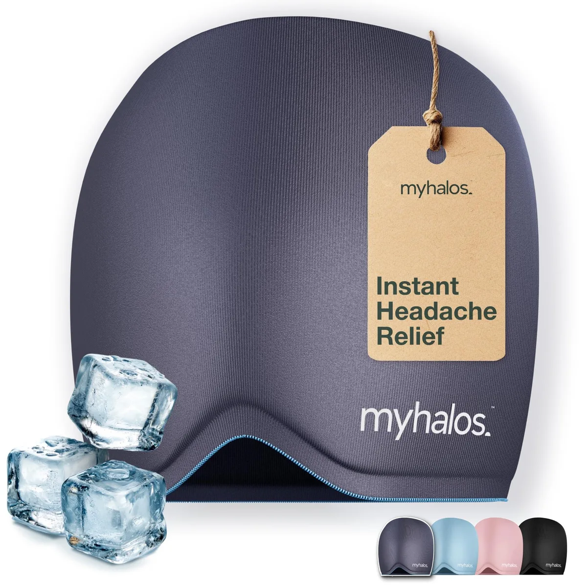 Migraine &amp; Headache Relief Cap 30% More Gel Hot Cold Ice Wrap — product photo