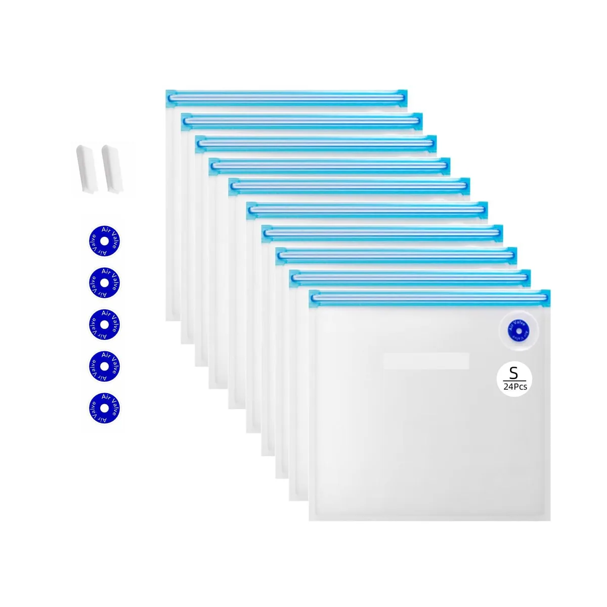 FoodSaver S-24Pcs vacuum sealer bags 24 pcs — product photo