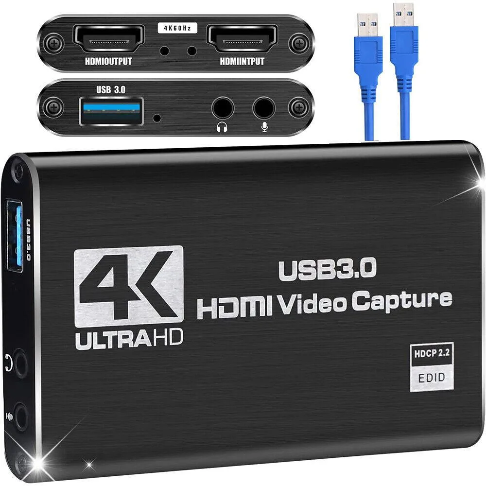 Redpepper Redpepper 4K HDMI Video Capture Card USB 3.0 1080p60 4K30 HDR pass-through — product photo