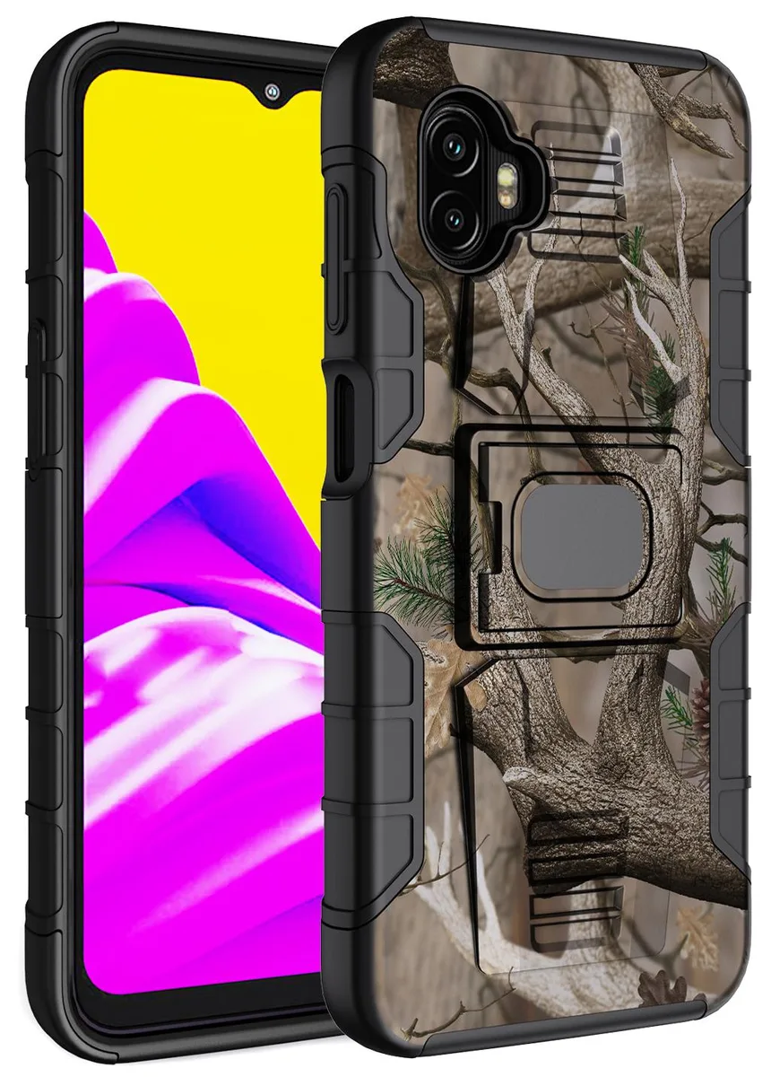 Nakedcellphone Nakedcellphone Ring Grip Case with Stand for Samsung Galaxy XCover 6 Pro 2022 — product photo