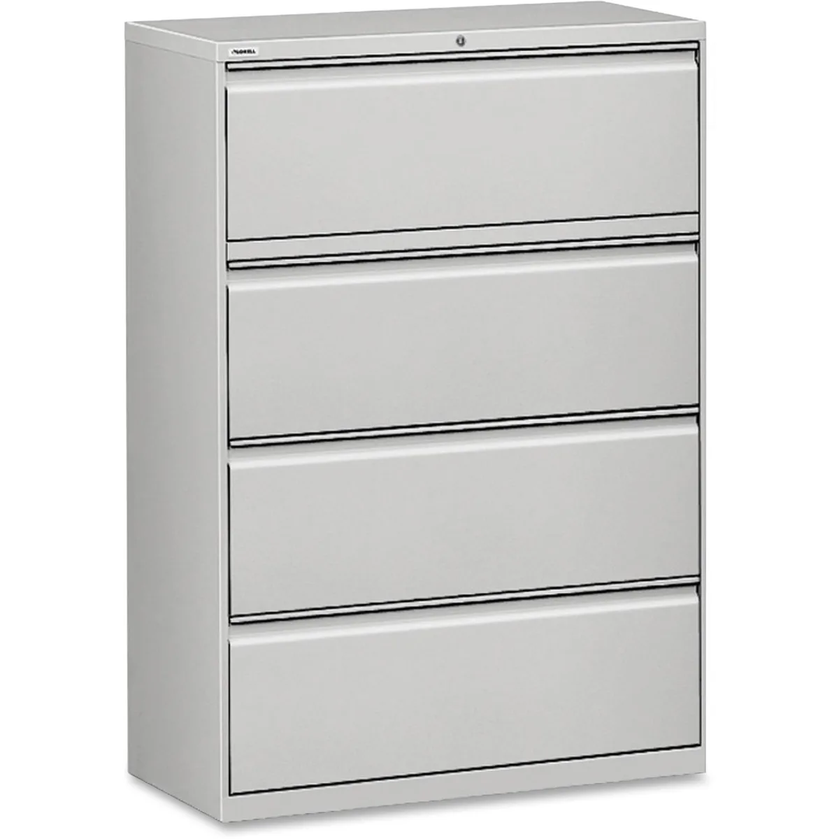 Lorell Lorell 60445 4-Drawer Lateral File 36x18x52 Light Gray Office Furniture — product photo