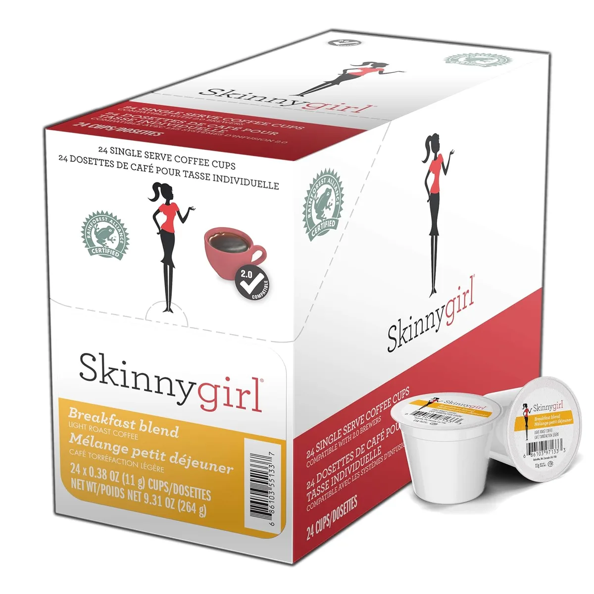 SkinnyGirl SNSG5133 coffee pod box, 24 count