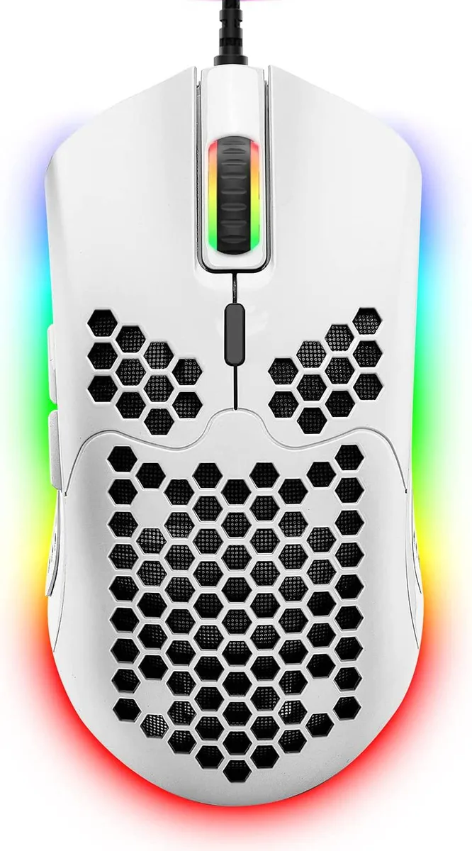 zhhcyyds zhhcyyds M1 Wired Gaming Mouse 6400 DPI 69g White — product photo