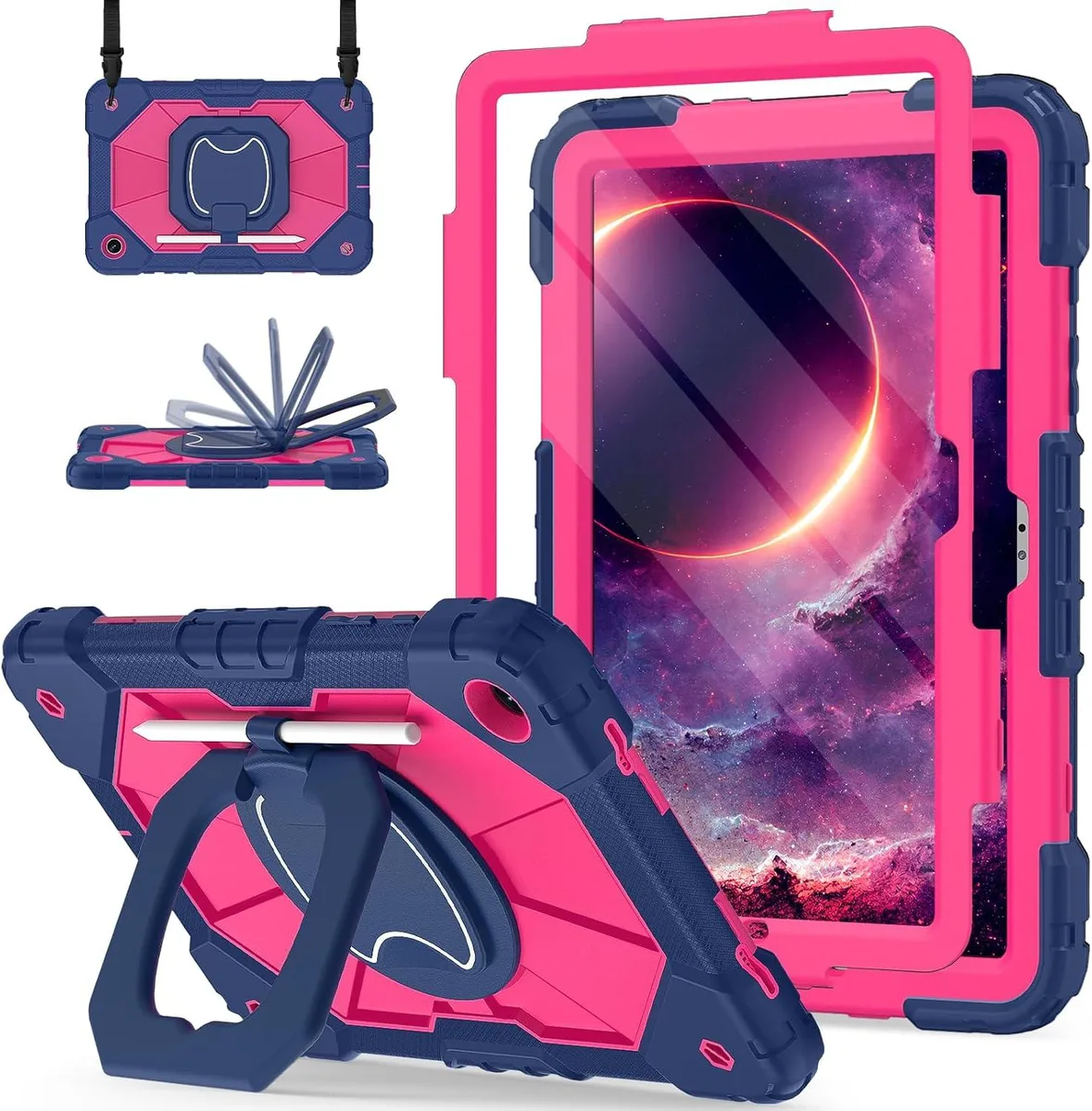 MCHOSE MCHOSE Tablet Stand 11 inch 360° Rotating Navy Pink — product photo