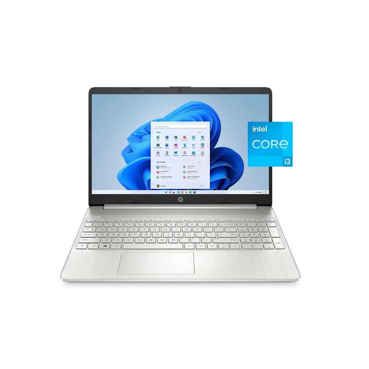 HP HP 15-dy2791wm laptop Intel Core i3-1115G4 8GB 256GB 15.6" Natural Silver — product photo