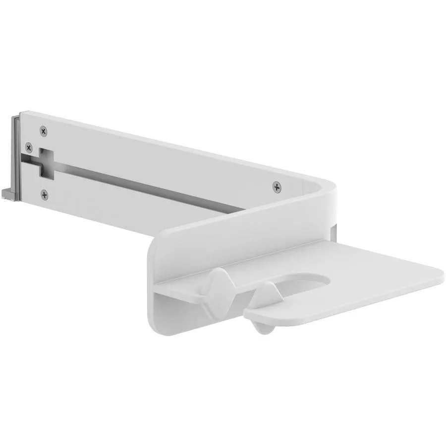 White Ergotron CareFit scanner mounting bracket