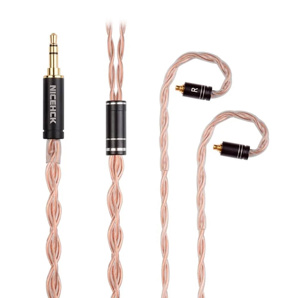 LORDWORLD LORDWORLD GCT5 5N Copper IEM Cable 3.5mm MMCX .78 2 Pin — product photo