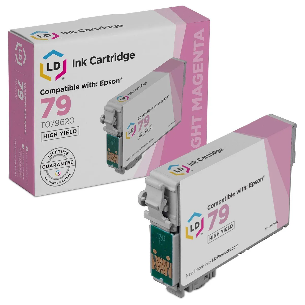 LD Products LD Products Epson 79 T079620 Light Magenta Ink Cartridge 810 Pages — product photo