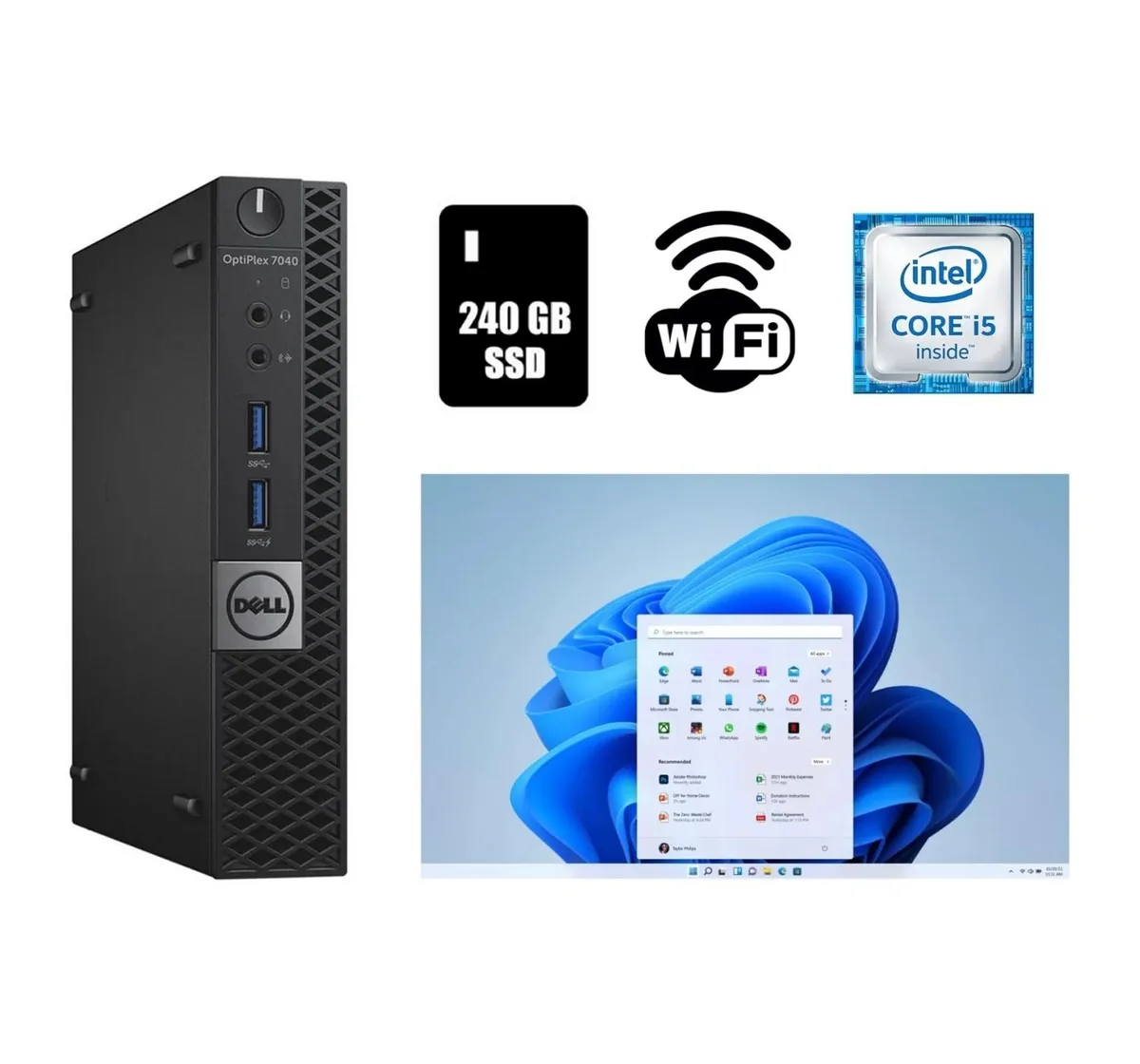 DELL DELL OptiPlex 7040 Micro i5-6700T 16GB DDR4 240GB SSD — product photo
