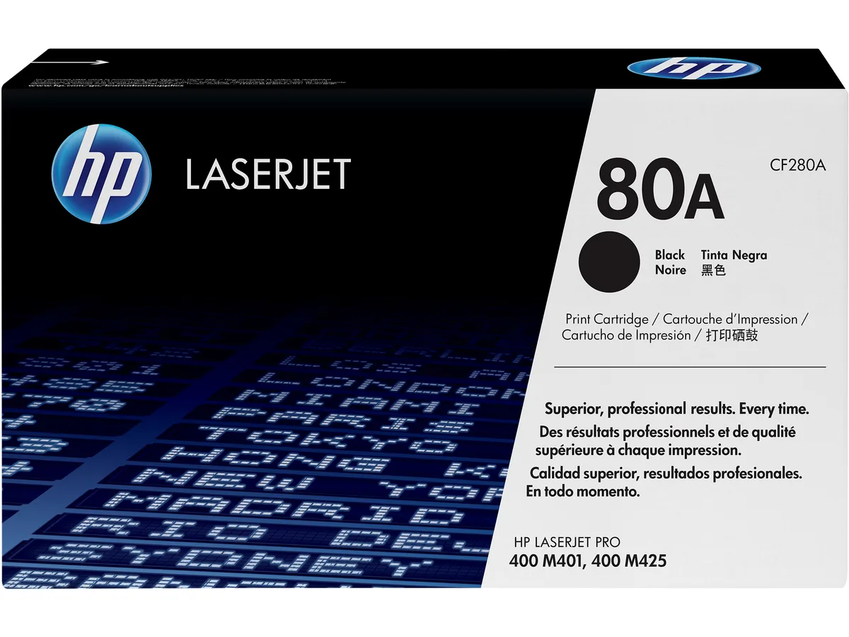 HP HP CF280A (80A) Black Toner Cartridge Single Pack 2560 Pages — product photo